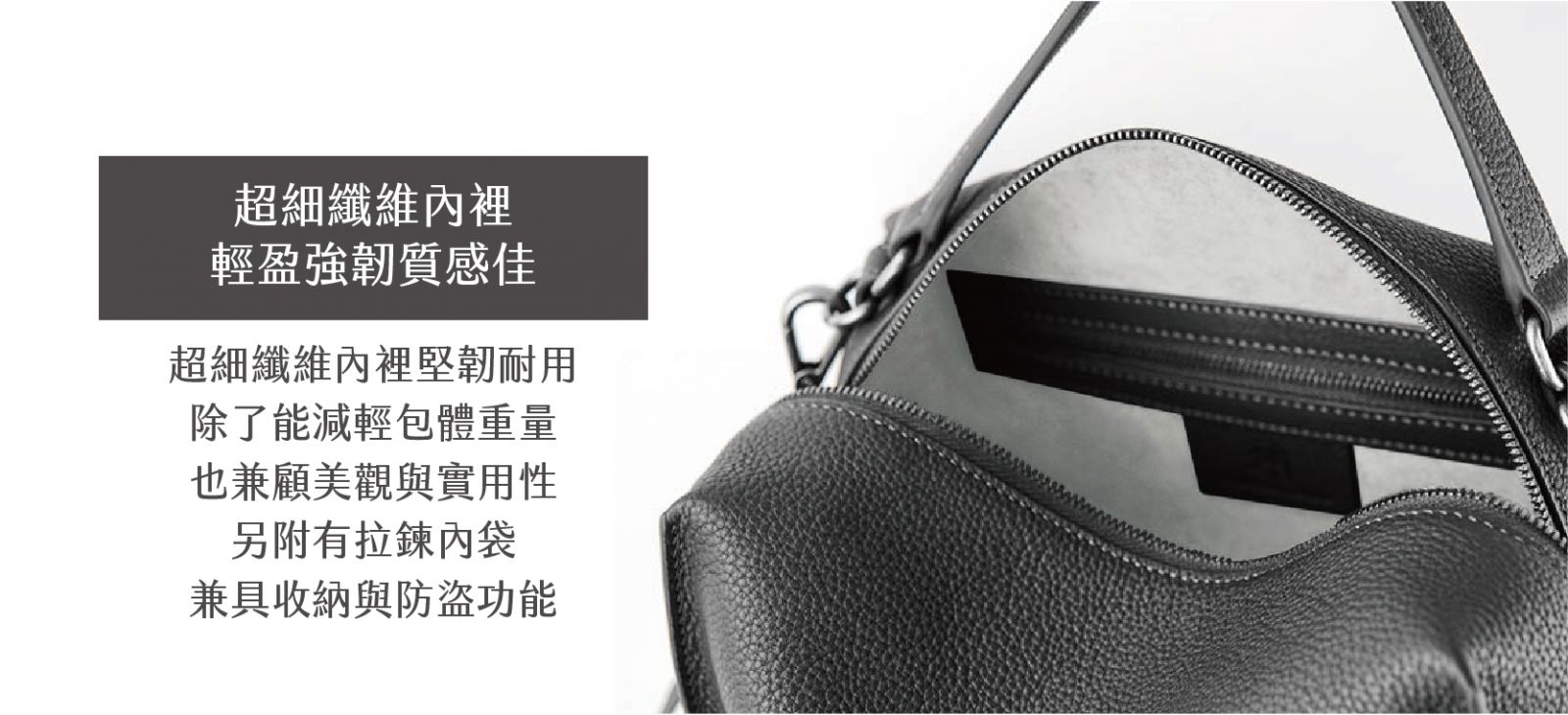 DTB_Mini Valley Cube Shoulder Bag迷你方型軟包_黑色/荔枝紋