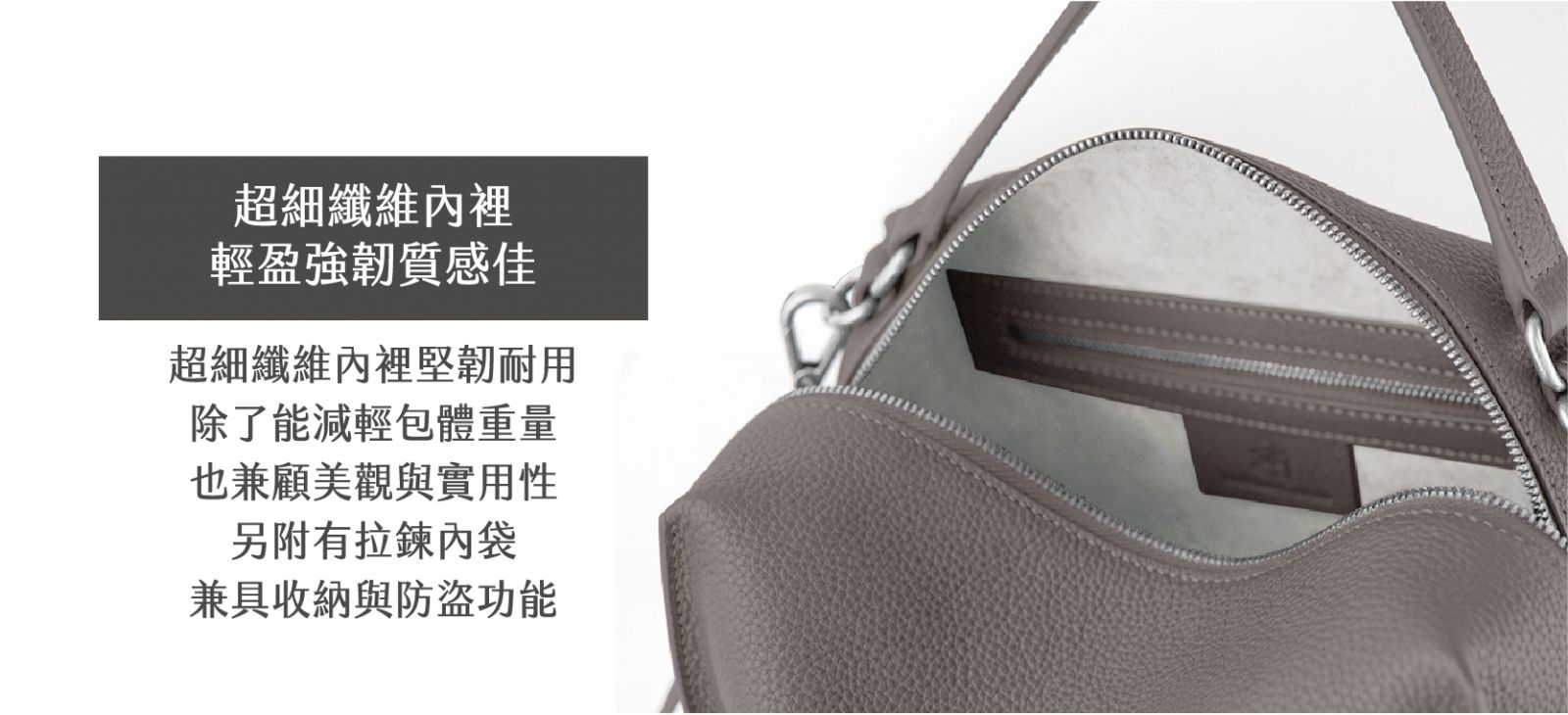 DTB_Mini Valley Cube  Shoulder Bag迷你方型軟包-December Sky Grey天空灰