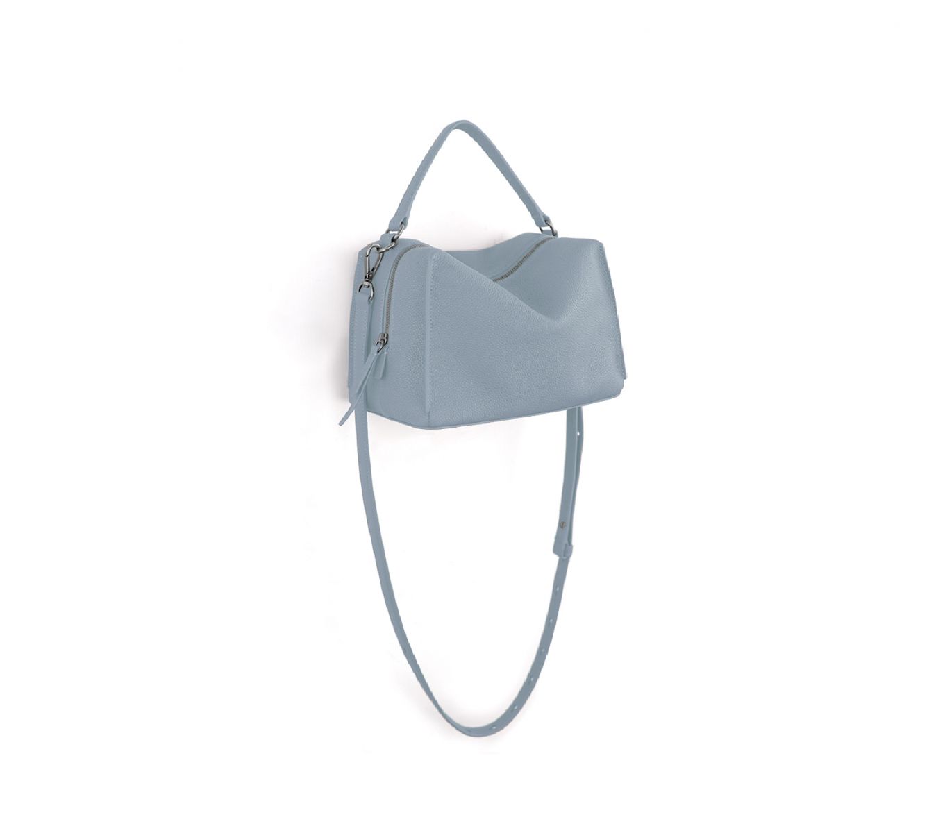 DTB_Mini Valley Cube  Shoulder Bag迷你方型軟包-Mineral Blue 礦物藍