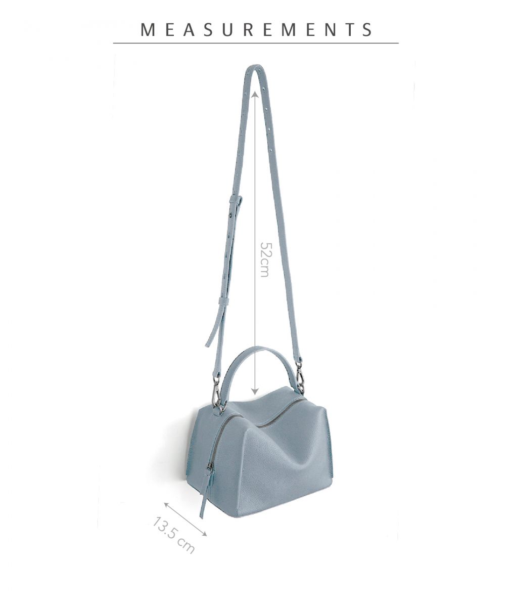 DTB_Mini Valley Cube  Shoulder Bag迷你方型軟包-Mineral Blue 礦物藍