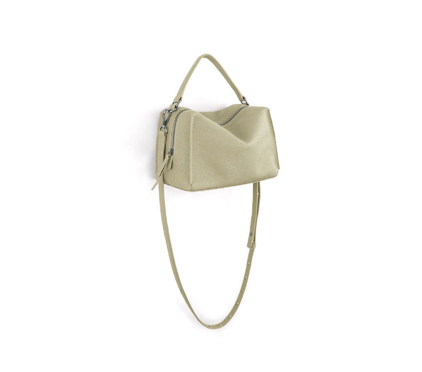 DTB_Mini Valley Cube Shoulder Bags 迷你方型軟包_Pistachio 開心果綠