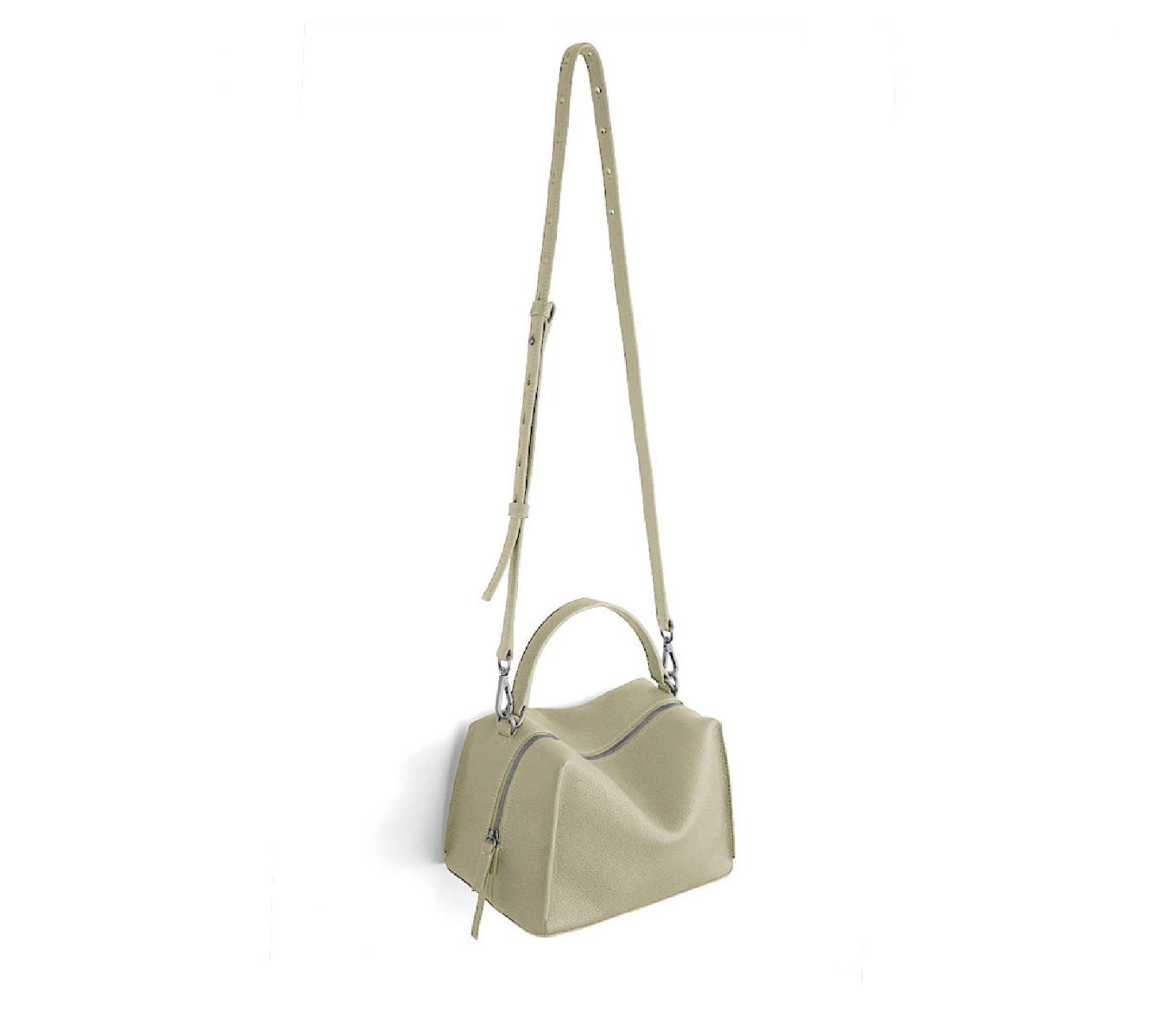 DTB_Mini Valley Cube Shoulder Bags 迷你方型軟包_Pistachio 開心果綠