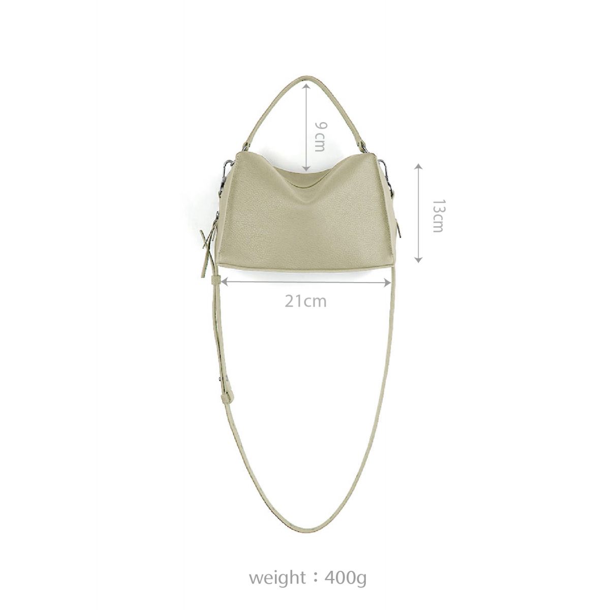 DTB_Mini Valley Cube Shoulder Bags 迷你方型軟包_Pistachio 開心果綠