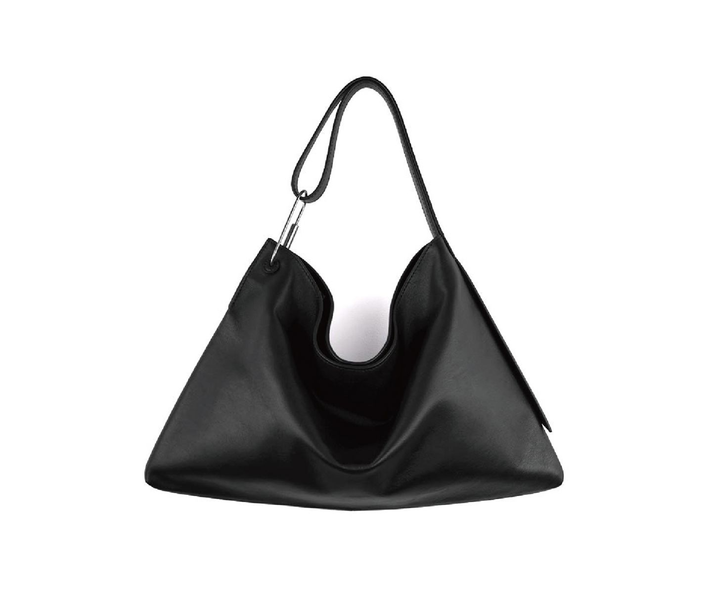 DTB_Equilateral Triangle Hobo Bag等邊三角側背包_納帕牛皮