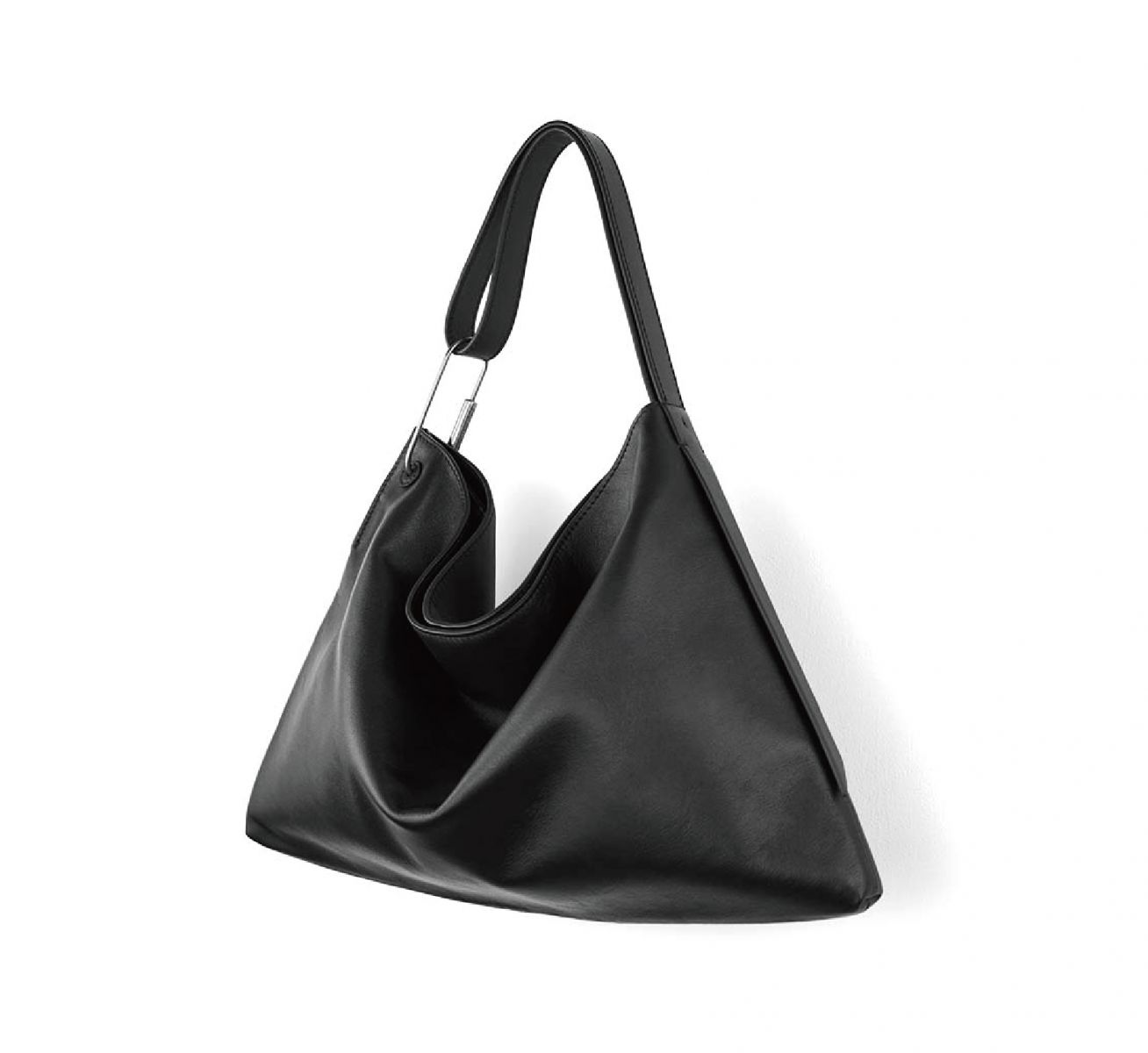 DTB_Equilateral Triangle Hobo Bag等邊三角側背包_納帕牛皮