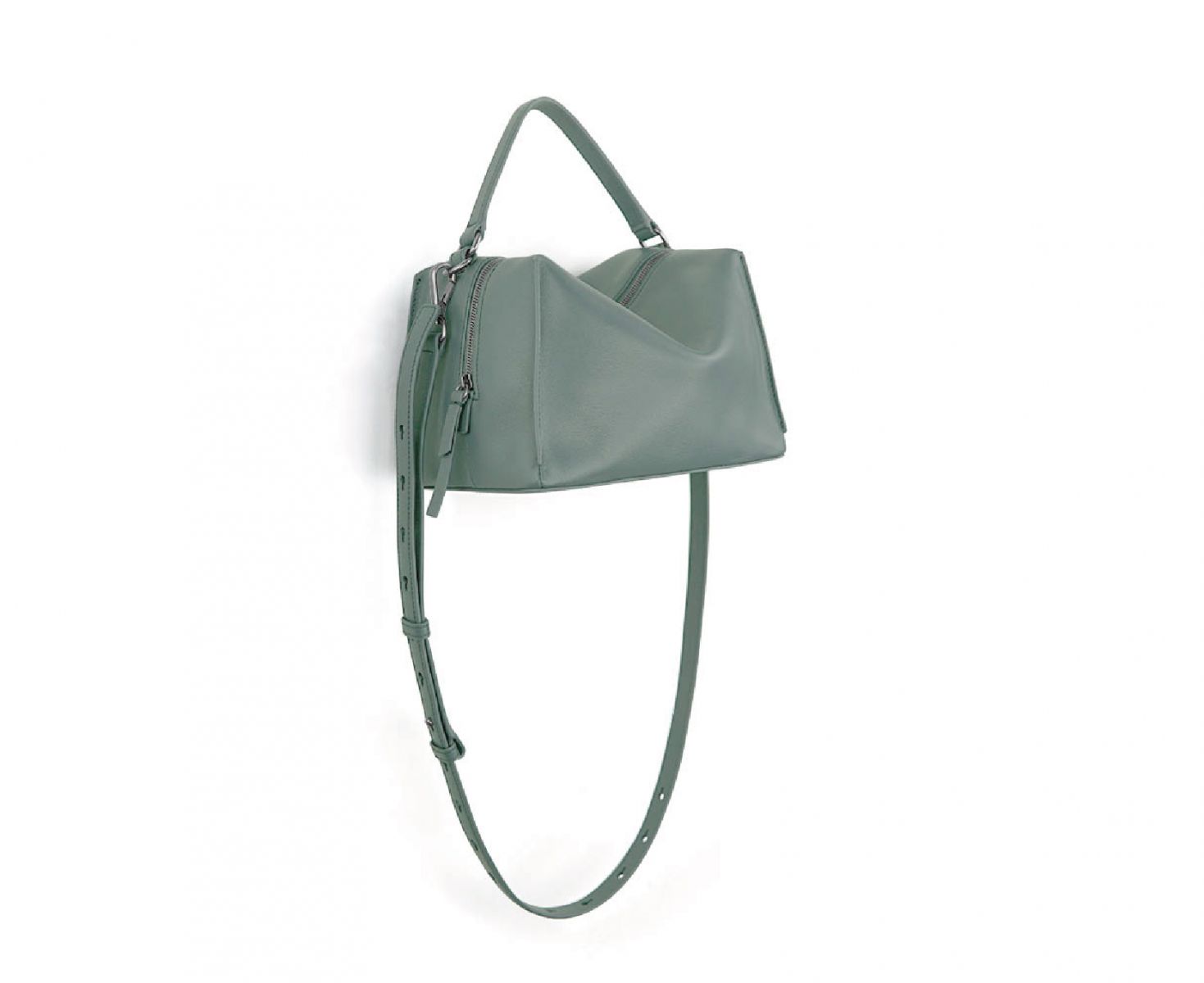 Mini Vally Cube Shoulder Bag 迷你方型軟包_Agave Green 龍舌蘭綠