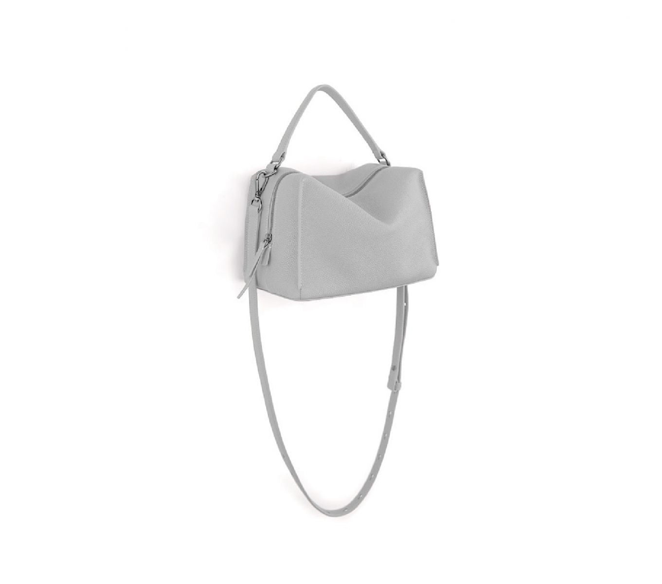 DTB_Mini Valley Cube Shoulder Bag迷你方型軟包_Mist Pebble 霧石灰