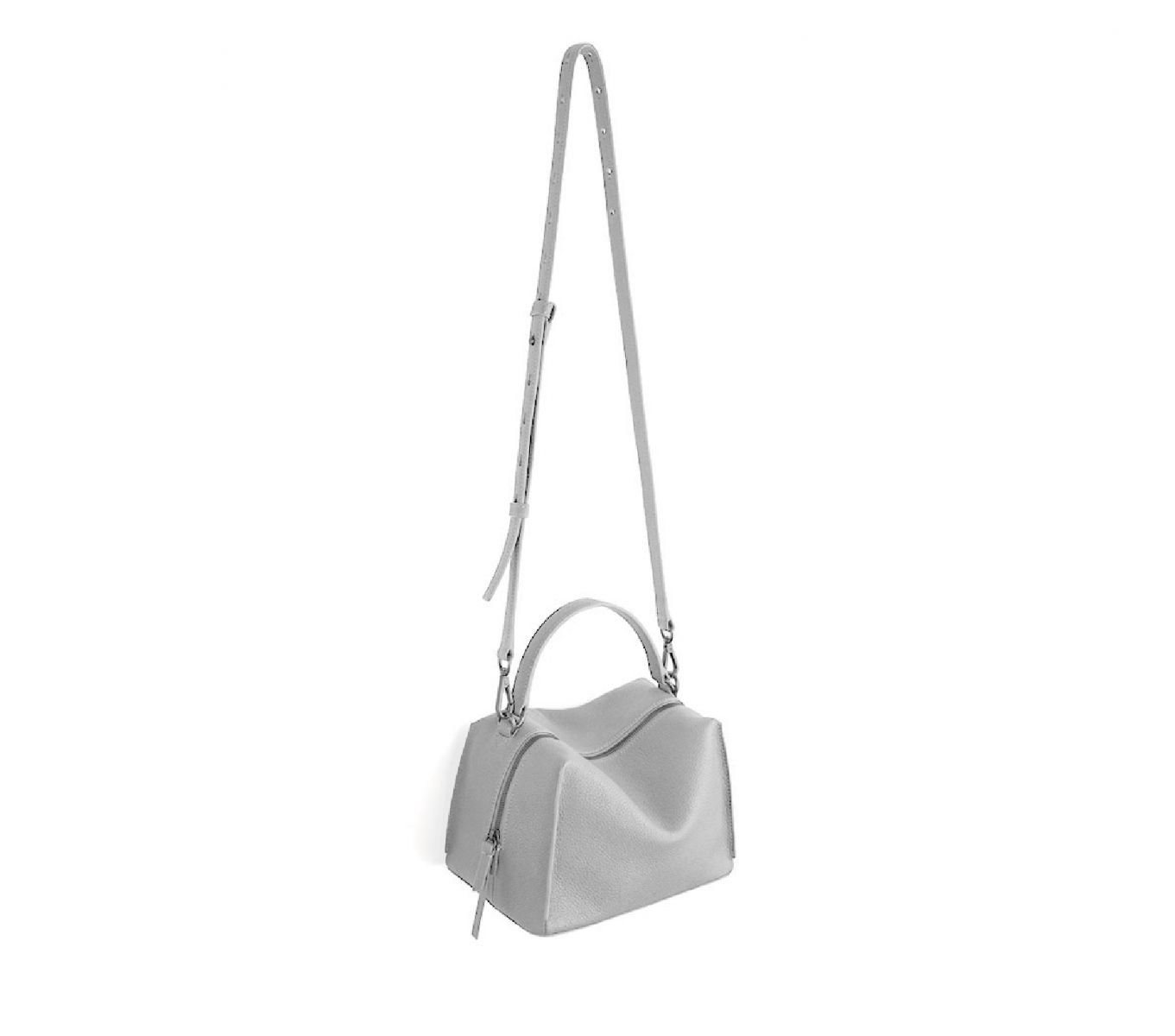 DTB_Mini Valley Cube Shoulder Bag迷你方型軟包_Mist Pebble 霧石灰
