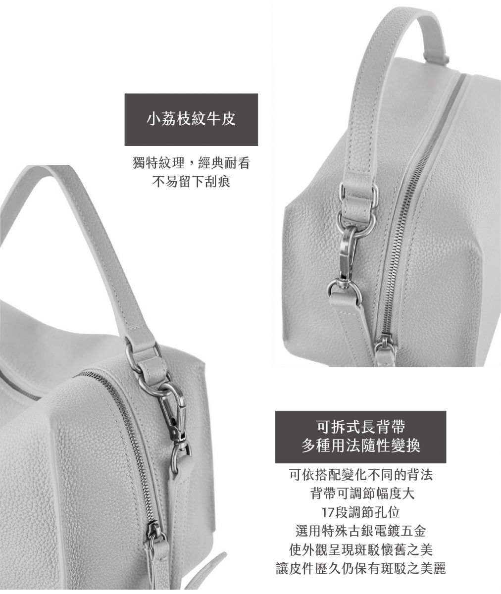 DTB_Mini Valley Cube Shoulder Bag迷你方型軟包_Mist Pebble 霧石灰