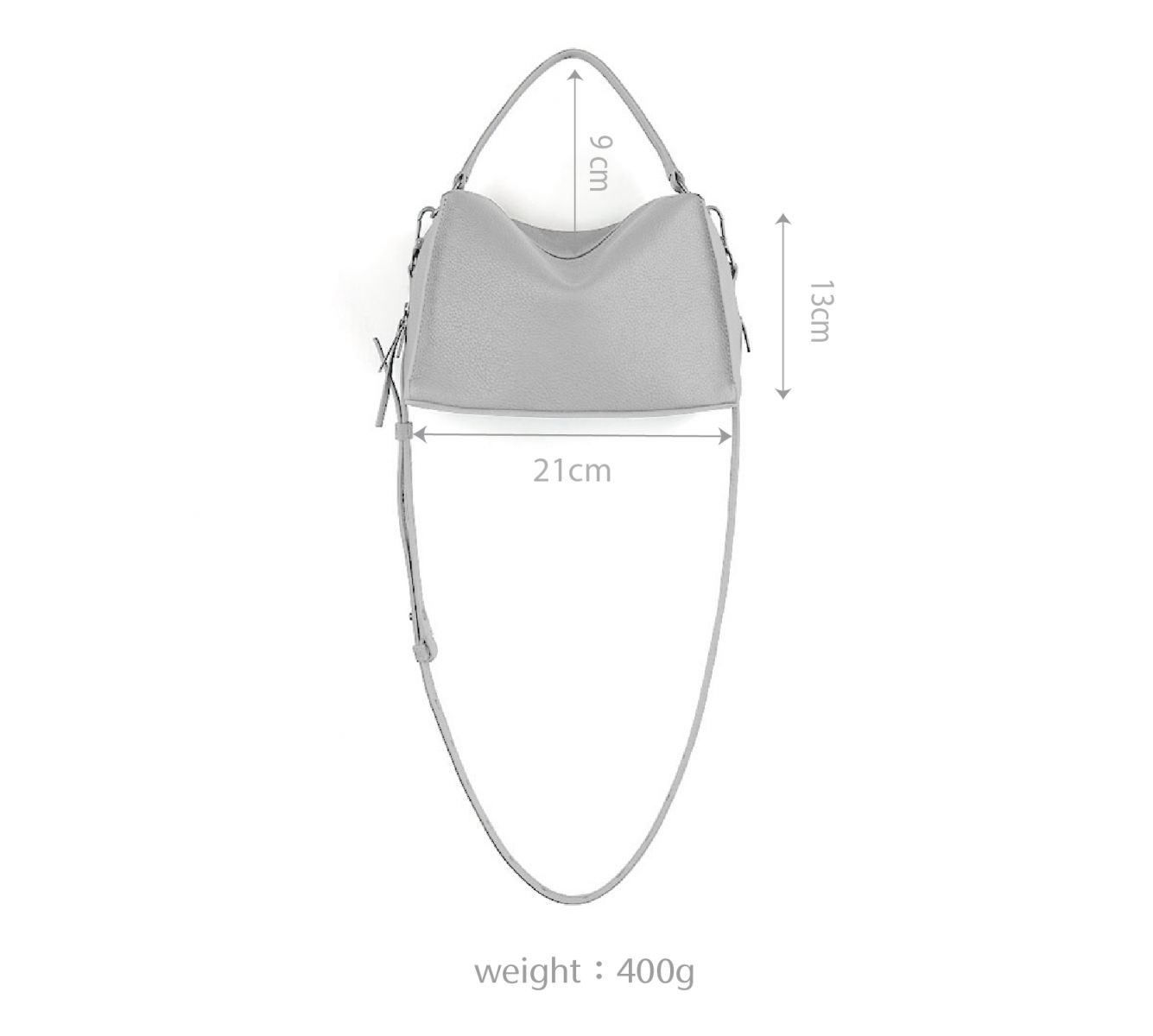 DTB_Mini Valley Cube Shoulder Bag迷你方型軟包_Mist Pebble 霧石灰