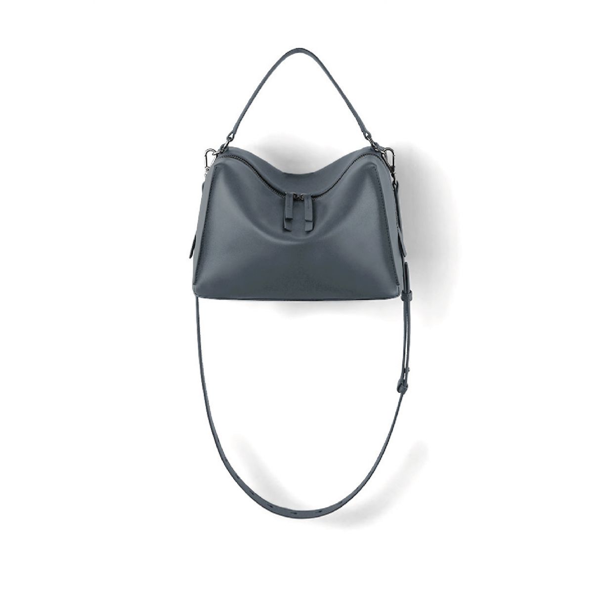 DTB_Valley Cube M Shoulder Bag_中型方型軟包_Blue Mirage 霧灰藍